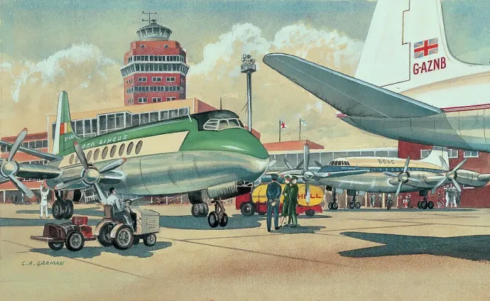 Framed Print : Airliners on tarmac at Airport Terminal Framed Print : Airliners on tarmac at Airport Terminal