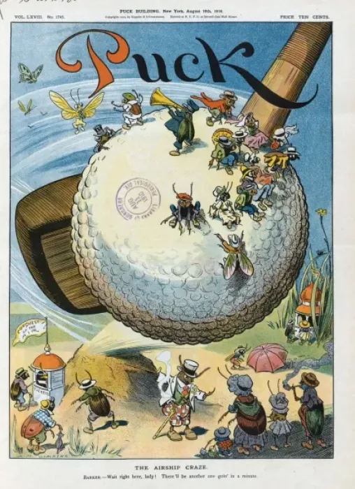 Framed Print : The airship craze Framed Print : The airship craze