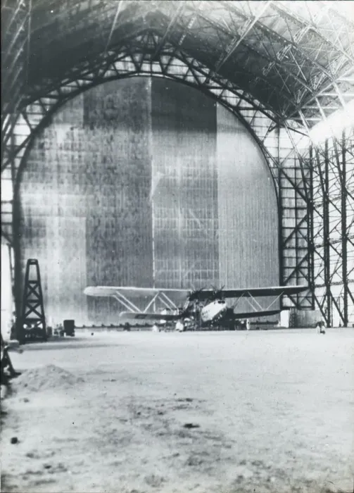 Framed Print : Airship hanger, Karachi Air Post (ground view) Framed Print : Airship hanger, Karachi Air Post (ground view)