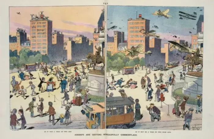 Framed Print : Airships are getting so dreadfully commonplace Framed Print : Airships are getting so dreadfully commonplace