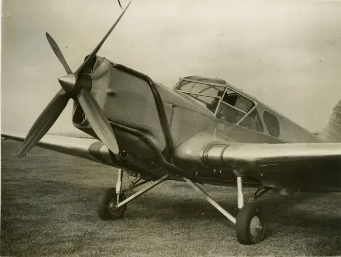 Framed Print : Airspeed AS5 Courier, G-ACNZ, fitted with a Napier Rapie? Framed Print : Airspeed AS5 Courier, G-ACNZ, fitted with a Napier Rapie?