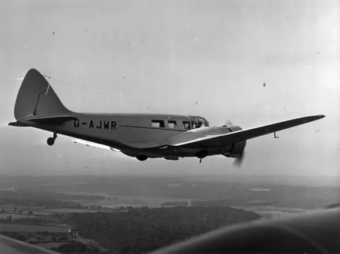 Framed Print : Airspeed AS65 Consul G-AJWR with large aperture door Framed Print : Airspeed AS65 Consul G-AJWR with large aperture door