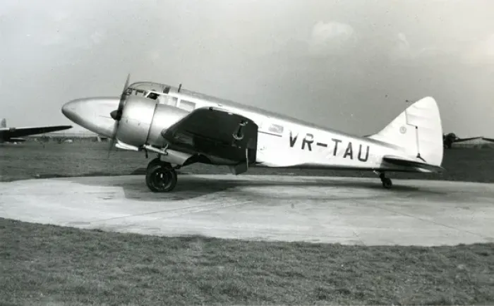 Framed Print : Airspeed AS65 Consul, VR-TAU Framed Print : Airspeed AS65 Consul, VR-TAU