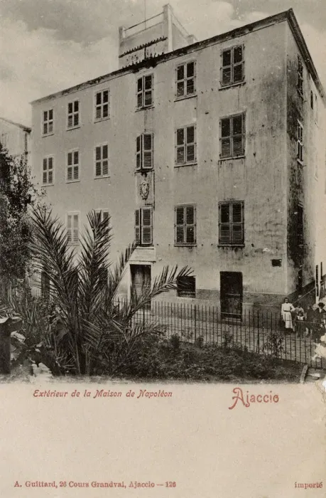 Framed Print : Ajaccio, Corsica, France - Exterior of the Home of Napoleon Framed Print : Ajaccio, Corsica, France - Exterior of the Home of Napoleon