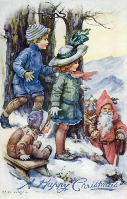 Framed Print : AL Bowley. C2098a Xmas Framed Print : AL Bowley. C2098a Xmas