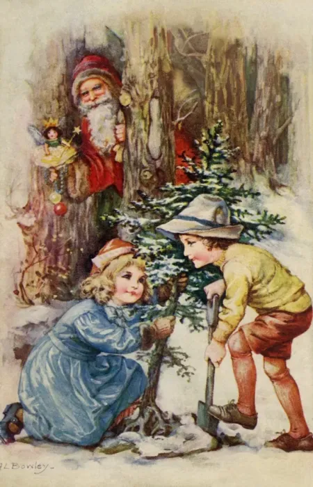 Framed Print : AL Bowley. C2098b Xmas Framed Print : AL Bowley. C2098b Xmas