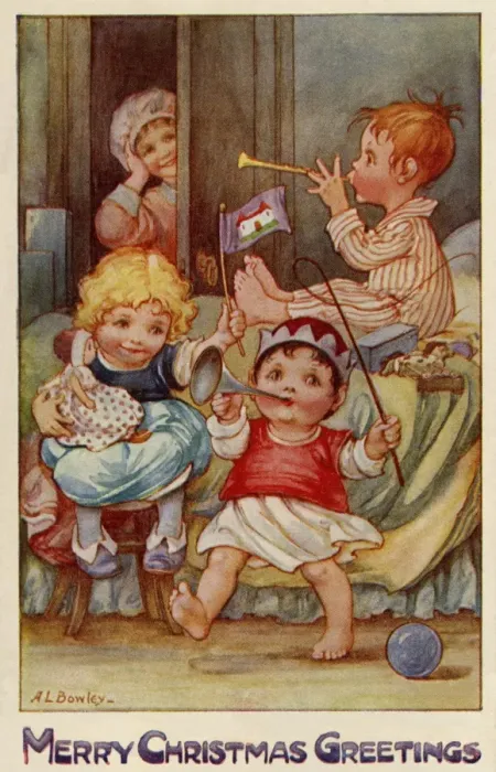 Framed Print : AL Bowley. C7160a Xmas Framed Print : AL Bowley. C7160a Xmas