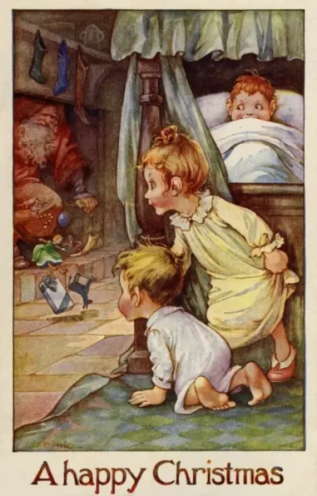 Framed Print : AL Bowley. C7160b Xmas Framed Print : AL Bowley. C7160b Xmas