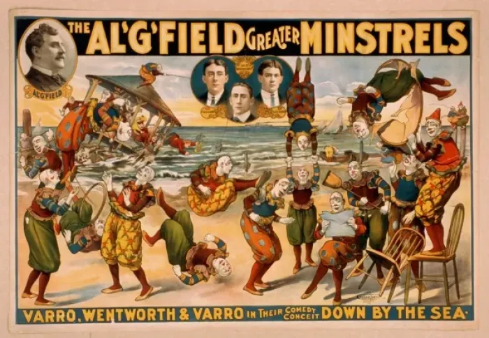 Framed Print : Al. G. Field Greater Minstrels Framed Print : Al. G. Field Greater Minstrels