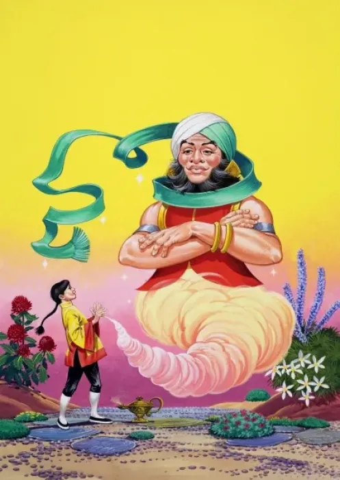 Framed Print : Aladdin and his Wonderful Lamp Framed Print : Aladdin and his Wonderful Lamp