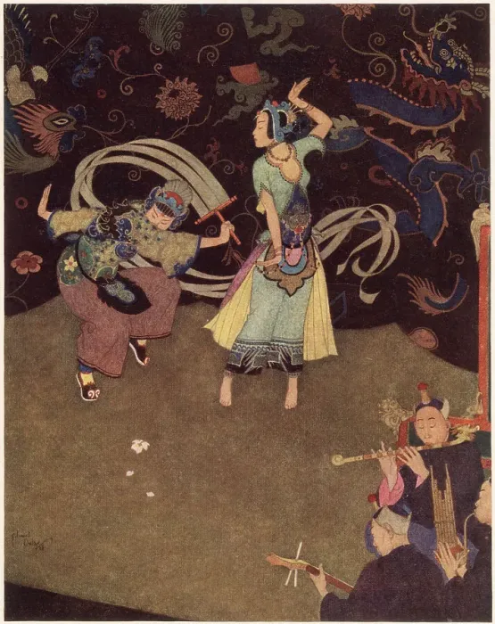 Framed Print : Aladdin's nuptial dance Framed Print : Aladdin's nuptial dance