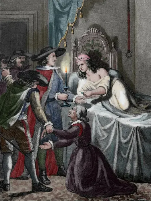 Framed Print : Alain-Rene Lesage (1668-1747). French novelist and playwrigh Framed Print : Alain-Rene Lesage (1668-1747). French novelist and playwrigh