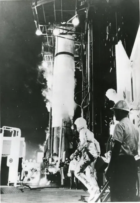 Framed Print : Alan Shepard Jr walks to Redstone launcher - Cape Canaveral Framed Print : Alan Shepard Jr walks to Redstone launcher - Cape Canaveral