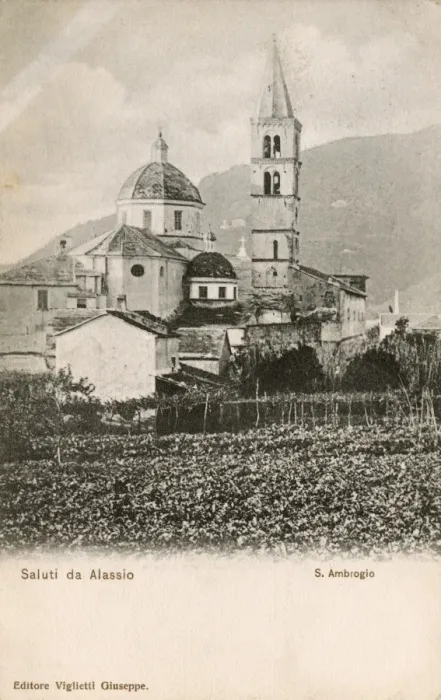 Framed Print : Alassio, Italy - Church of St. Ambrose Framed Print : Alassio, Italy - Church of St. Ambrose