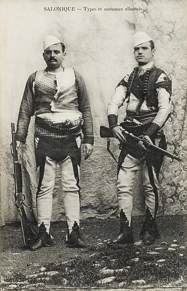 Albania - Two Albanian men in Salonica