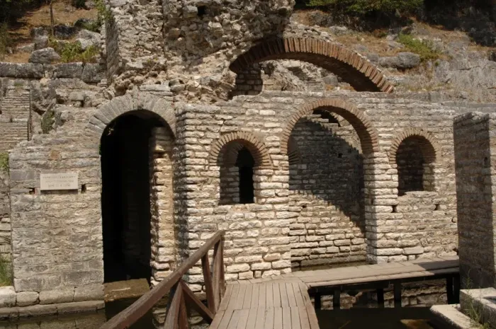 Framed Print : Albania. Butrint. Temple of Asklepios Framed Print : Albania. Butrint. Temple of Asklepios