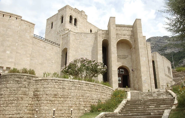 Albania. Kruje. Castle. The National Skanderbeg Museum withi