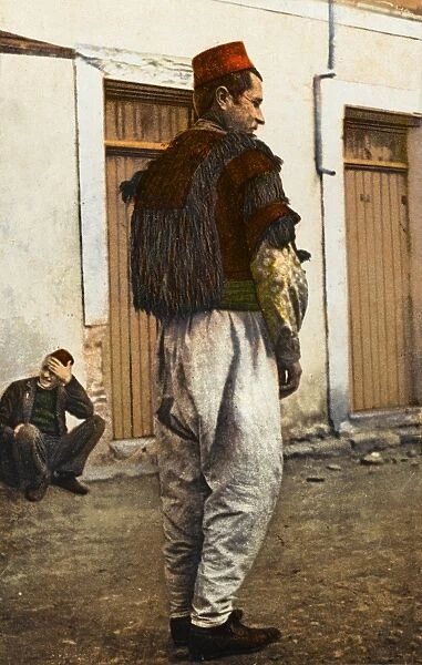 Albania - Man in traditional peasant costume