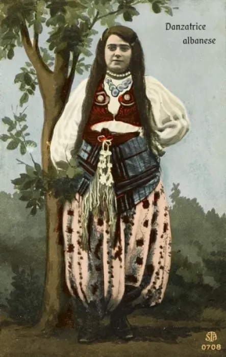 Framed Print : Albanian Dancer