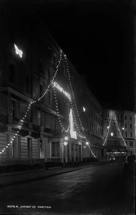 Framed Print : Albany Hotel at Night Framed Print : Albany Hotel at Night