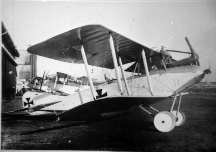 Framed Print : Albatros C III German two-seater biplane