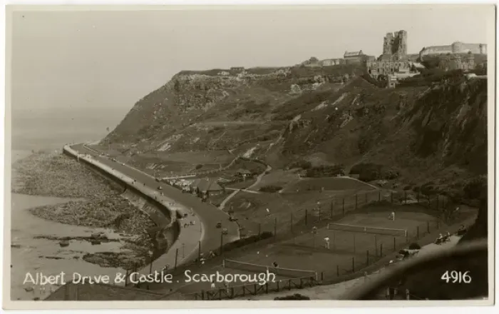 Framed Print : Albert Drive & Castle, Scarborough, North Yorkshire, England Framed Print : Albert Drive & Castle, Scarborough, North Yorkshire, England
