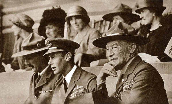 Albert, Duke of York and Lord Baden-Powell, Wembley Jamboree