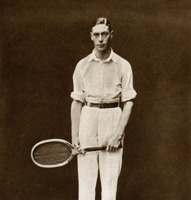 Framed Print : Albert, Duke of York - Tennis at Queens Club Framed Print : Albert, Duke of York - Tennis at Queens Club