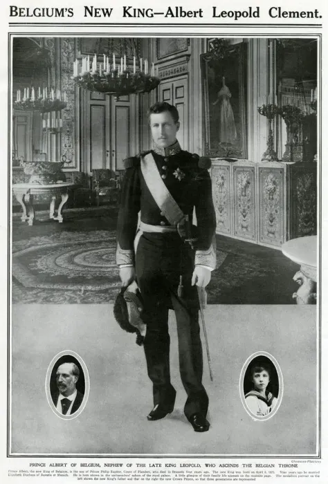 Framed Print : Albert I of Belgium Framed Print : Albert I of Belgium