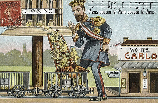 Albert I, Prince of Monaco lures gamblers to his Casino
