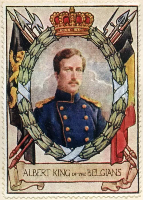 Framed Print : Albert I / Stamp Framed Print : Albert I / Stamp