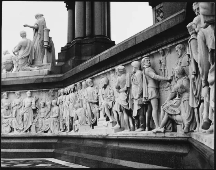 Framed Print : Albert Memorial Frieze Framed Print : Albert Memorial Frieze