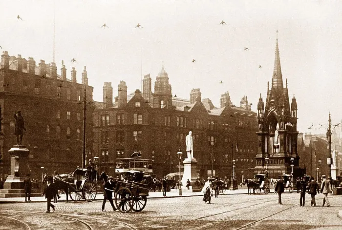 Framed Print : Albert Square, Manchester Framed Print : Albert Square, Manchester