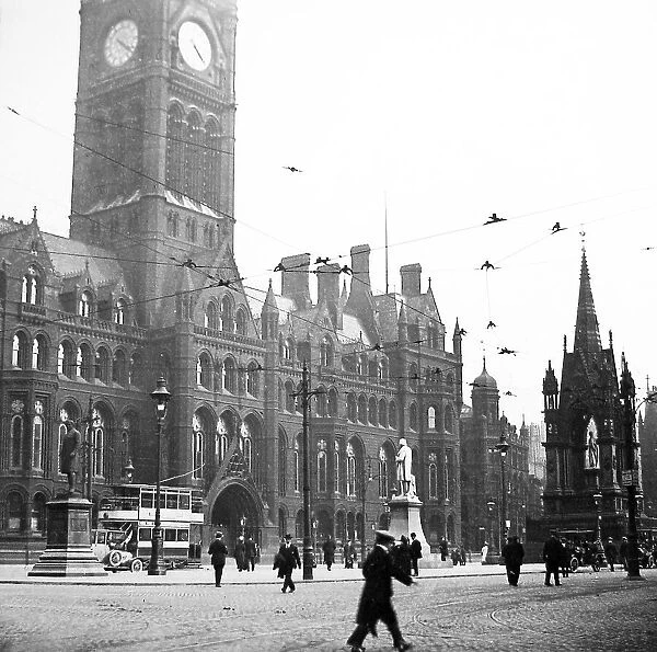 Albert Square, Manchester - early 1900s