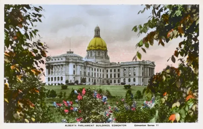 Framed Print : Alberta Parliament Buildings, Edmonton, Canada - Spring Framed Print : Alberta Parliament Buildings, Edmonton, Canada - Spring