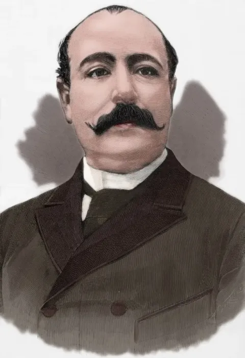 Framed Print : Alberto Bosch Fustegueras (1848-1900). Colored engraving Framed Print : Alberto Bosch Fustegueras (1848-1900). Colored engraving