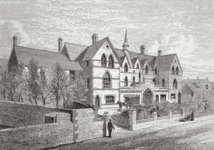 Framed Print : Albion Hill Home for Female Penitents, Brighton Framed Print : Albion Hill Home for Female Penitents, Brighton
