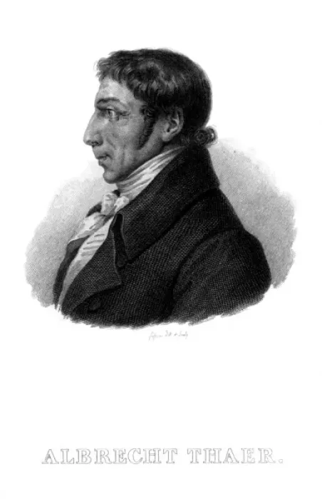 Framed Print : Albrecht Daniel Thaer Framed Print : Albrecht Daniel Thaer