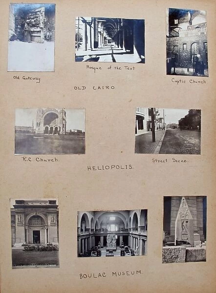 Album - Assorted photos and postcards of Egypt & Palestine