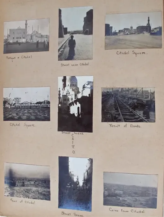 Framed Print : Album - Assorted photos and postcards of Egypt & Palestine Framed Print : Album - Assorted photos and postcards of Egypt & Palestine