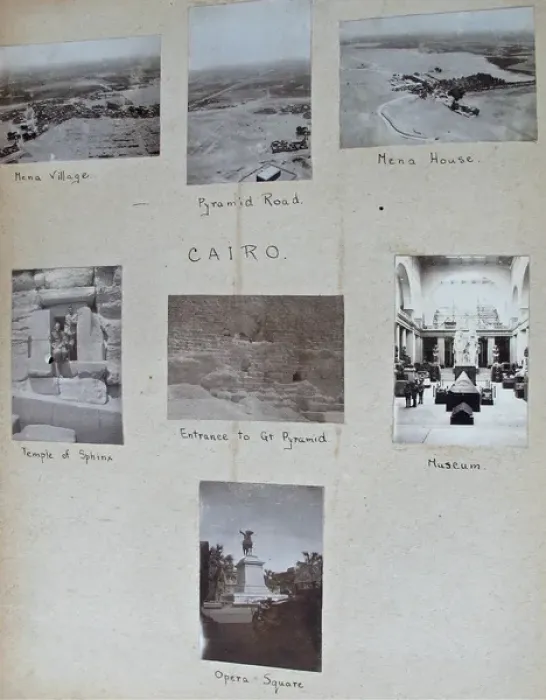 Framed Print : Album - Assorted photos and postcards of Egypt & Palestine Framed Print : Album - Assorted photos and postcards of Egypt & Palestine