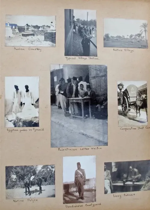 Framed Print : Album - Assorted photos and postcards of Egypt & Palestine Framed Print : Album - Assorted photos and postcards of Egypt & Palestine