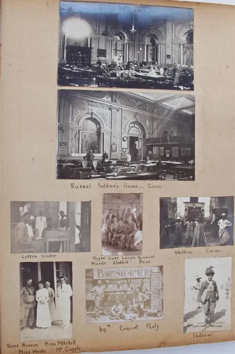 Framed Print : Album - Assorted photos and postcards of Egypt & Palestine