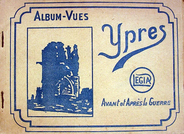 Album-Vues - Ypres - Avant et Apres la Guerre - postcard
