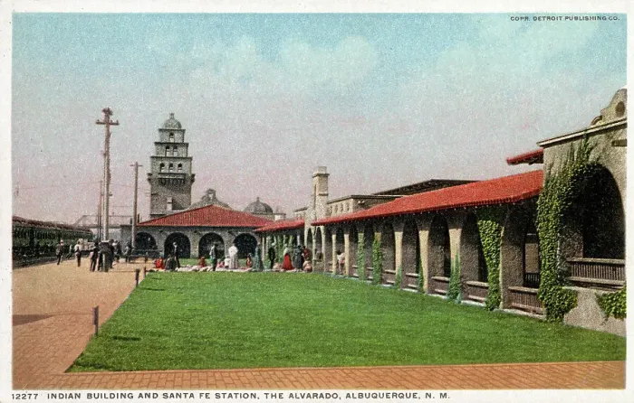 Framed Print : Albuquerque, New Mexico, Indian Building - Santa Fe Station Framed Print : Albuquerque, New Mexico, Indian Building - Santa Fe Station