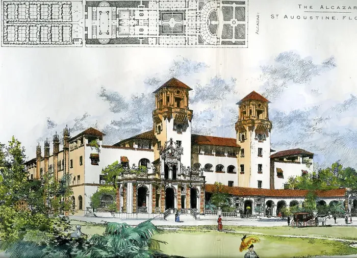 Framed Print : Alcazar, St Augustine, Florida, America Framed Print : Alcazar, St Augustine, Florida, America