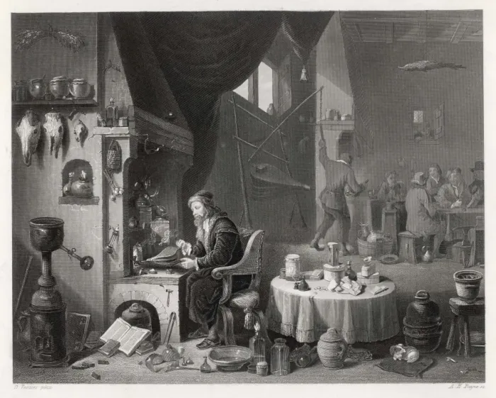 Framed Print : Alchemist at Work Framed Print : Alchemist at Work