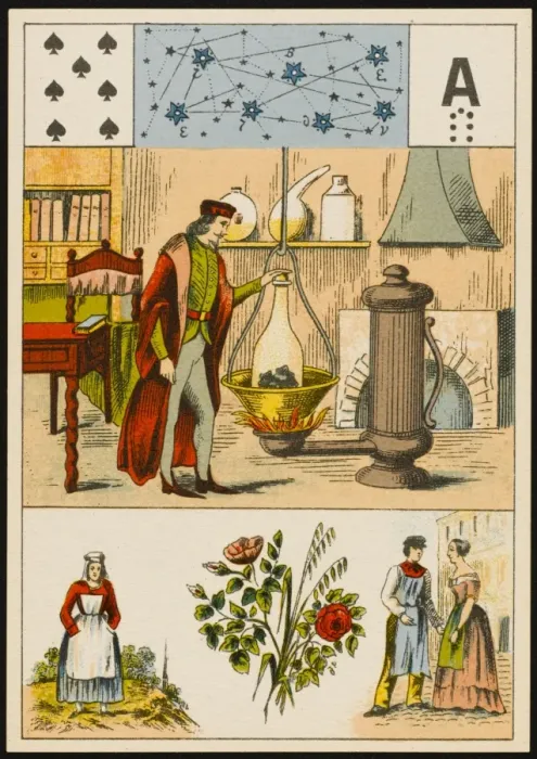 Framed Print : Alchemy / Lenormand 4 Framed Print : Alchemy / Lenormand 4