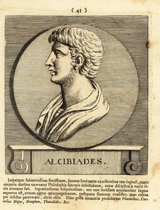 Framed Print : Alcibiades, Athenian statesman and general Framed Print : Alcibiades, Athenian statesman and general