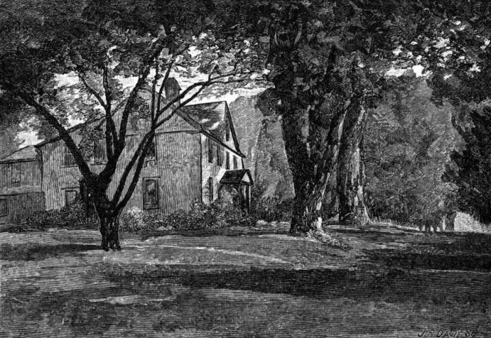 Framed Print : Alcott / Concord Mass Home Framed Print : Alcott / Concord Mass Home